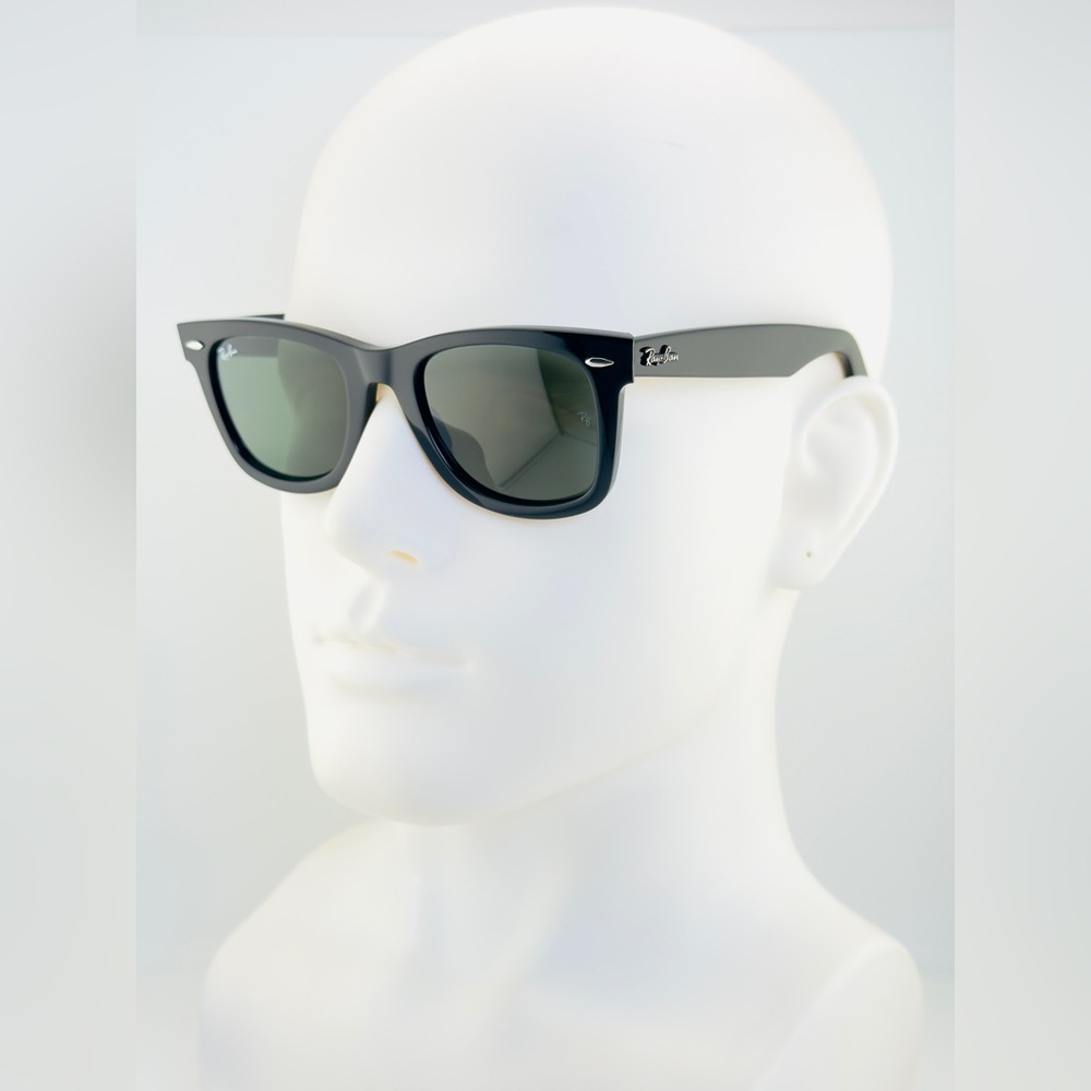 Ray-Ban Sunglasses RB2140 Wayfarer Classic UNISEX! Acetate black Green Lenses